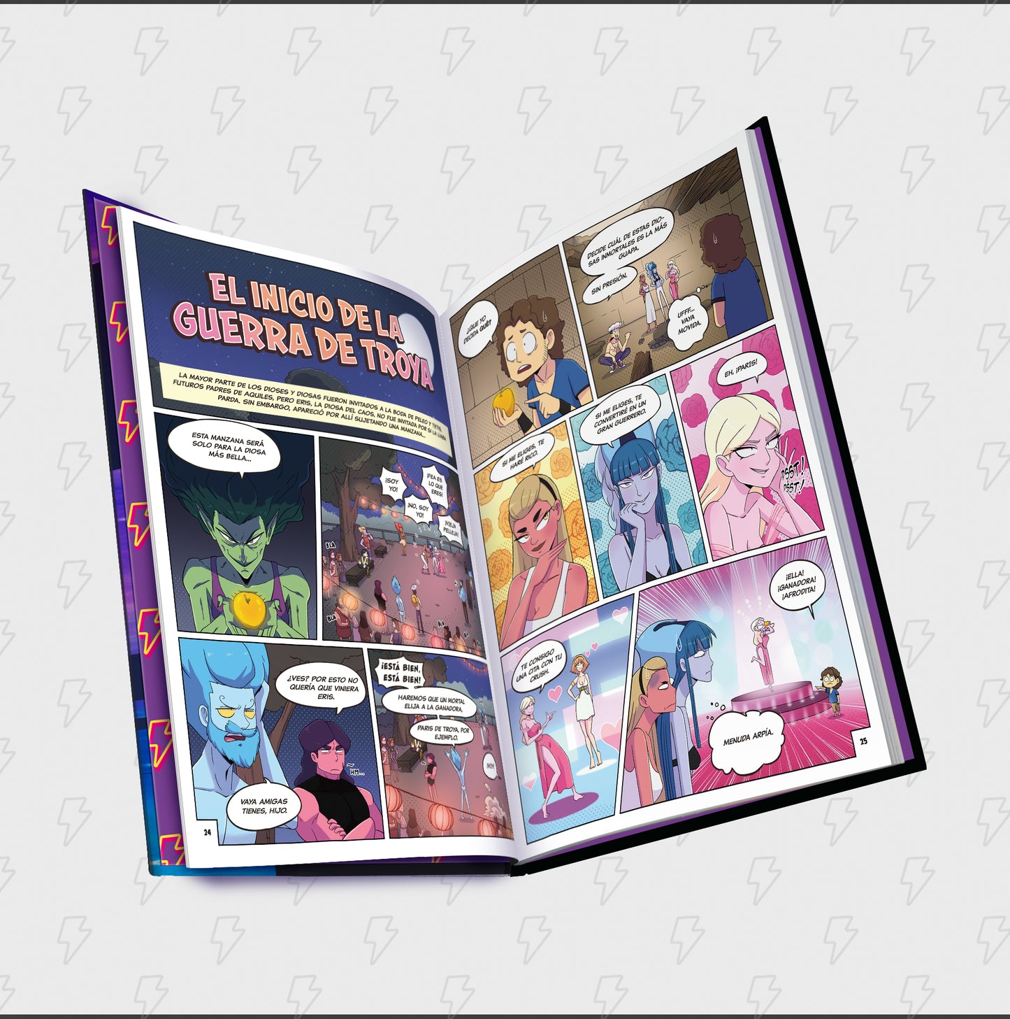 Libro Dioses del Olimpo (Cómic) FIRMADO!